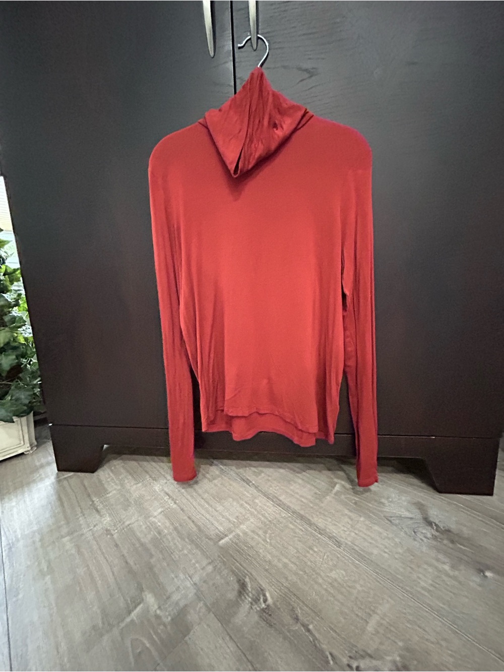 SO Men's Rust/red Turtleneck Top